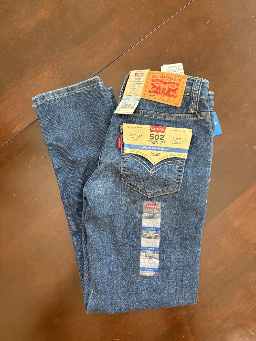 Levi's Boys 502 Stretch Performance Jeans size 8